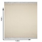 Manta Para Sofá Agave Bege 1,40x1,40m Próxima Têxtil