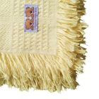 Manta para Sofá Áustria Maquinetado Amarela 1,10x0,90 m Guaratinguetá