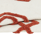 Manta Para Sofá Bloucle Nairóbi Laranja 1,40X1,80m Jolitex