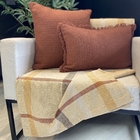 Manta para Sofá Burberry Bege 1,2x1,80m Mello Tecelagem