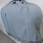 Manta Para Sofá Cinza Zigzag 1.30x1.80