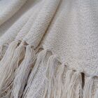 Manta Para Sofá Cru Em Algodão 1.20x1.80