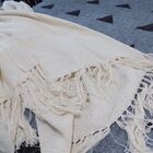 Manta Para Sofá Cru Em Algodão 1.20x1.80