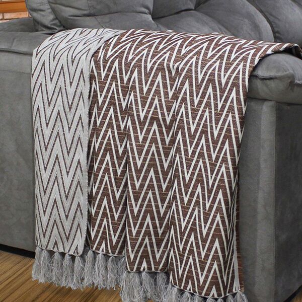 Manta Para Sofá Dupla Face Jacquard Tripolli Missoni Grinalda