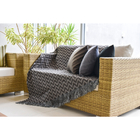 Manta Para Sofá E Cama Jacquard 1,60mx 1,40m Missonico Preta