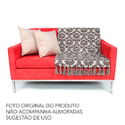 Manta Para Sofá E Cama Jacquard Arandela22 Marrom 2,00x1,40