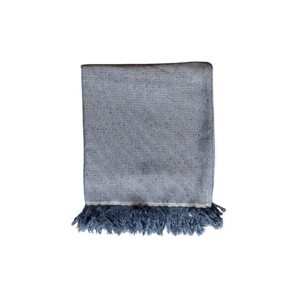 Manta Para Sofá Eco Suave Azul 1,40x1,40m Sf