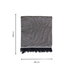 Manta Para Sofá Eco Suave Preta 1,40x1,40m Sf