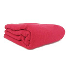 Manta Para Sofá Em Algodão Vermelha Gigante 2,40 X 1,80