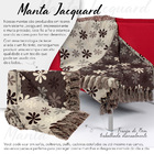 Manta Para Sofá Grande Jacquard 2,5 X 1,4m Flor_vs-mt051