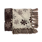 Manta Para Sofá Grande Jacquard 2,5 X 1,4m Flor_vs-mt051