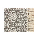 Manta Para Sofá Grande Jacquard 3,5 X 1,4m Medalhao-mt081