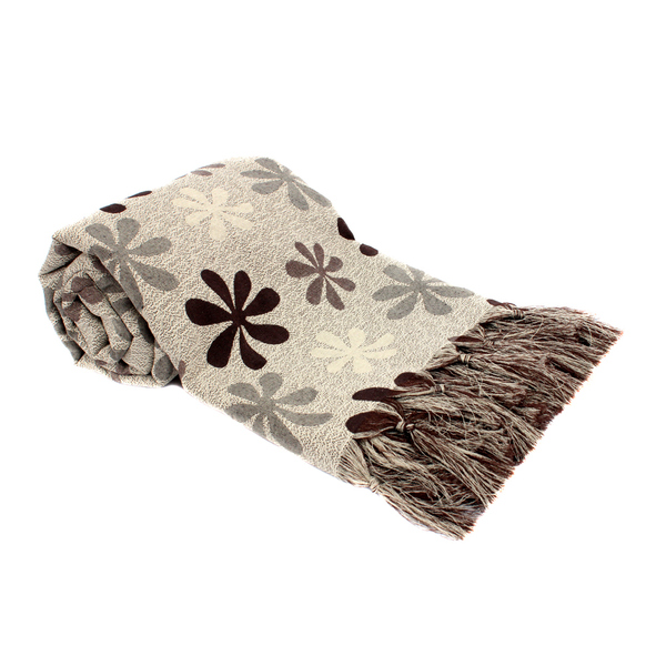 Manta Para Sofá Grande Jacquard 3 X 1,4m Flor-mt060