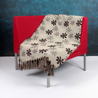 Manta Para Sofá Grande Jacquard 3 X 1,4m Flor-mt060