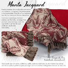 Manta Para Sofá Grande Jacquard 3 X 1,4m Tropical_vs-mt074