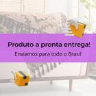 Manta Para Sofá Grande Tiffany Dourado Medalhão Luxo 2,20m