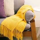 Manta Para Sofá Italiana Amarela - 135x200cm