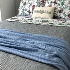 Manta Para Sofá Italiana Azul - 135x200cm