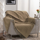 Manta Para Sofá Italiana Castanho - 135x150cm