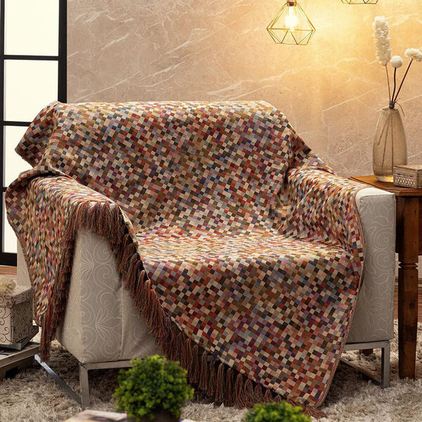 Manta Para Sofá Jacquard Cartagena J3 - 135x150cm
