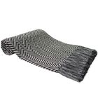 Manta Para Sofá Jacquard Dupla Face Missoni Preto/branco - 13