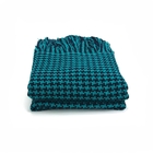 Manta para Sofá Pied Poule Rústica Verde e Azul 1,70x1,40 m Santa Sofia