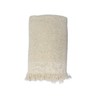 Manta para Sofá Retangular Bege