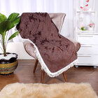 Manta Para Sofá Tabaco 2,30m X 1,50m Tecido Jacquard
