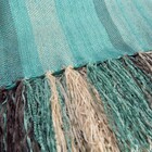 Manta Para Sofá Tiffany Listrada Em Chenille