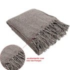 Manta Para Sofá Tipo Manta Capa De Sofá 2,40 X 1,80 Marrom Me