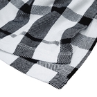 Manta para Sofá Ventura Degradê Xadrez Preta e Branca 2,30x2,20 m Guaratinguetá