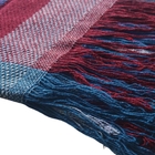 Manta para Sofá Xadrez Rústica Vermelha e Azul 2,20x1,70 m Santa Sofia