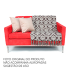 Manta Peseira Jacquard Sofá Cama Arandela12s Marrom1,80x1,40