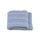 Manta Peseira Trico Cama Sofá 150cm X 60cm 10328 Azul Bb