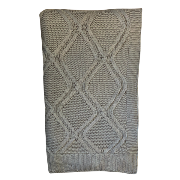 Manta Premium Cor Cinza Médio