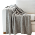 Manta Premium Cor Cinza Médio