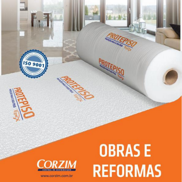 Manta Protepiso 2 Mm (1,20 X 12m) 14,4 M2 - Rolo Epex