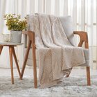 Manta Queen Brushed Microfibra Flannel 220x230 Caramelo