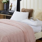 Manta Ruby Flannel Queen Decorativa 100% Poliéster - Rosé