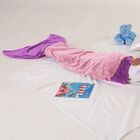 Manta Saco De Dormir Bouton Infantil Microfibra Sereia Lilás