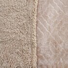 Manta Sherpa Realce King Dupla Face 240x260cm Mocha