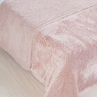 Manta Sherpa Realce King Dupla Face 240x260cm Wild Rosê