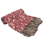 Manta Sofá Cama Jacquard Garden16s Vermelho 1,80mx1,40