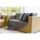 Manta Sofá Decorativa Protetora 2,10 X 1,40m Missonico Preta