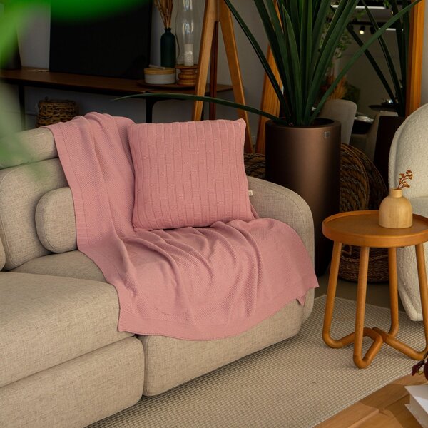Manta Sofa Fabi Casa De Core 180x130cm Rosa