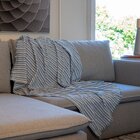 Manta Sofa Larissa 140x120cm Casa De Core Azul