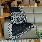 Manta Sofa Patricia 130x180cm Casa De Core Tigre Com Poa Bran