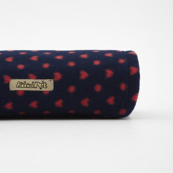 Manta soft de coração Fabrica Pet para cães e gatos