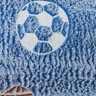 Manta Solteiro Brilha No Escuro New 150x220cm Azul Esportes