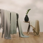 Manta Solteiro Degradê Lepper Céu Cinza